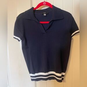 Tahari women’s knit polo sweater. Size small